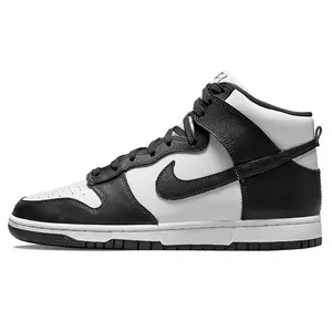 Nike Dunk High 'Black White' Streetwear Sneaker, 5.5-10.5 US Women's, Classic Style, Casual, Durable Cupsole Sports Footwear