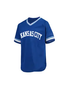 Men's 16 Blue Vintage Embroidered Baseball Jersey, Loose-Fit V Neck Short Sleeve Sporty Training Tee, Sports Top, Stylish Jersey, Classic Throwback Jersey, All Seasons Kint Fabric