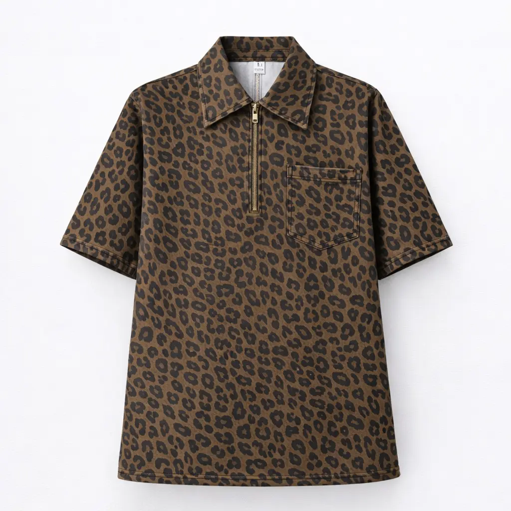Leopard print (Short-sleeved style)