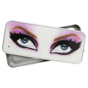 Elvira Eyes Rectangle Metal Tin