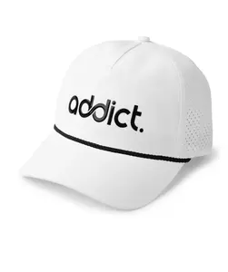Addict. Roped Snapback Performance Hat