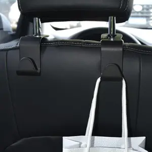 Car Seat Back Hook, Space Saving Shopping Bag Storage Hook, Car Interior Accessories, Backseat Organizer, Holder, Automotive, Versatile Usage, Stylish Design, Easy Installation, Durable ABS Material