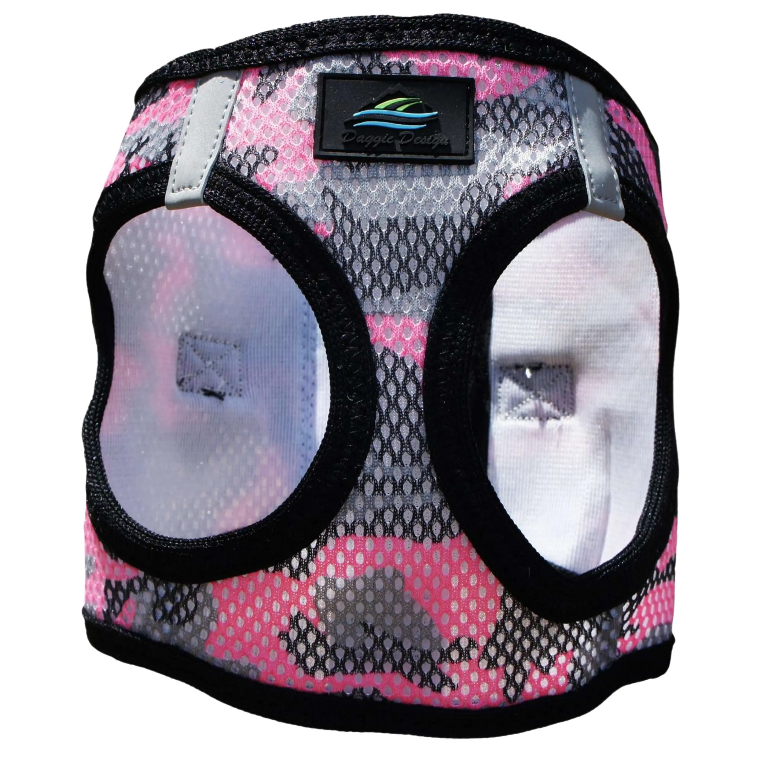 Choke-Free Mesh Harness | Pink Camo