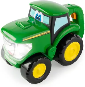 John Deere Johnny Tractor Toy and Flashlight, Green - Kids Flashlight, Tractor Toys for Boys Toddler and Kids