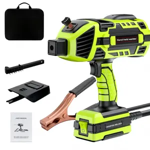 Portable welding machine, upgraded 110V arc welding machine, IGBT inverter, adjustable current, perfect DIY gift, portable handheld welding machine for repairing welding machines, cars, and heavy industrial applications.