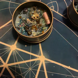 Blue Call me spell candle