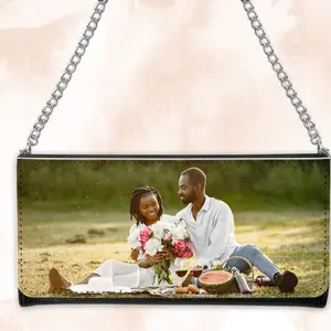 me and my man purse (or woman) custom photo Coin Holder/Purse Long Wallet
