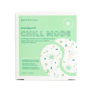 Chill Mode Eye Gels with Cannabis Sativa Seed Oil and Tea Leaves for Moisturized, Refreshed Skin Comfort Skin Care- 5 Pairs Moisturize Oil