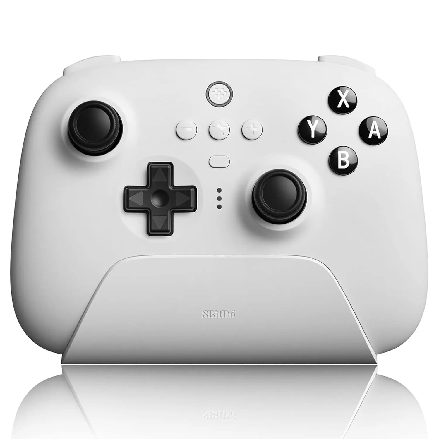 Controller with  Dock for / 2, Steam Deck & PC Windows, 2.4G  Pro Gamepad with  Buttons, Hall Effect Joysticks(White)