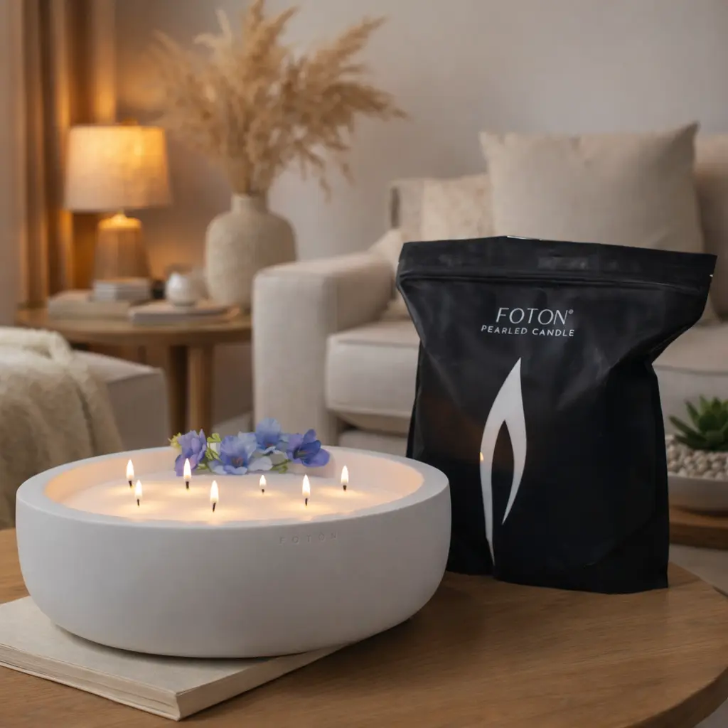 Foton Deluxe Concrete Gift Set - Scented White