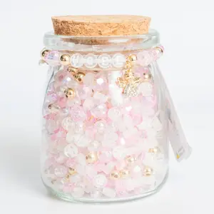Pastel Pink Angel Charm DIY Letter Bead Jar – Original Bead Jar™