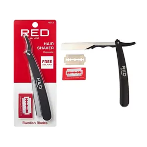 RED by KISS Disposable Hair Shaver with 2pcs Blades RED by KISS Disposable Hair Shaver with 2pcs Blades