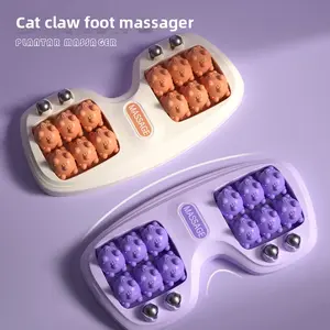Foot Massager Foot Foot Foot Therapy Health Household Leg Acupoints Magnetic Beads Four Rows Roller Foot Massager Body Care Daily