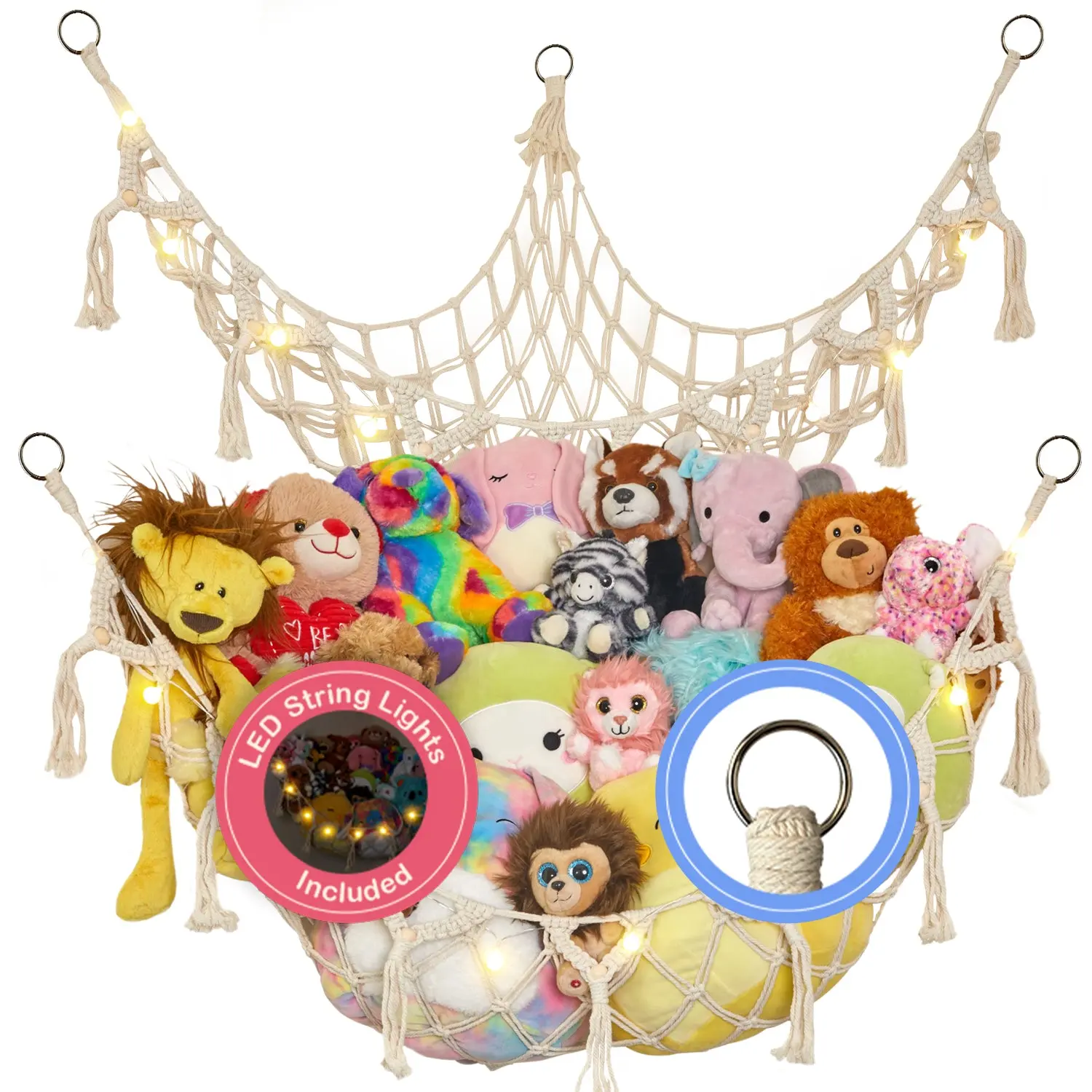 Macrame Stuffed Animal Hammock Macrame Stuffed Animal Hammock