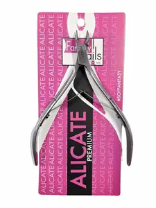 Fantasy Nails Cuticle Nipper Tool Alicate Premium Sharp Edge Metal Manicure Tool for Excess Skin Removal 4 Inches