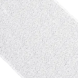 Shiny White Sequin Table Runner - 14" x 108" Sequin Tablecloth Wholesale Linens (#17)