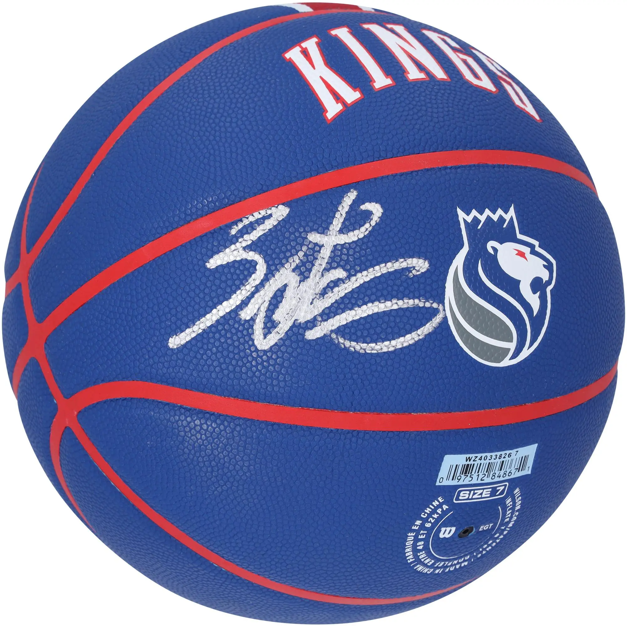 Zach LaVine Sacramento Kings Autographed Wilson 2024-25 City Edition Collector's Basketball - Fanatics Authentic Certified