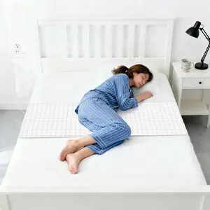 Grounding Sheet, 35x90 Inch Grounding Bed Sheet with 15ft Cord, Earth Connected Grounded Sheet for Sleep & Stress Relief