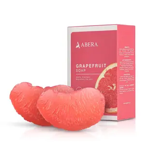 ABERA Fruit Soap Bar – Fruit-Shaped Decorative Soap for Bathroom Décor or Spa Vibes – Citrus Scent Moisturizing Vegan Body Cleanser