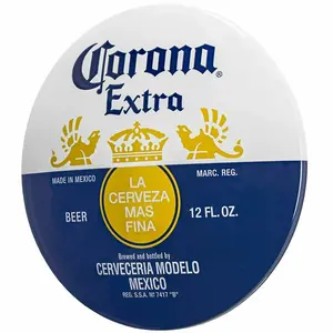 Corona Extra Domed Round 15.5" Metal Sign Home Bar Man Cave Wall Decor