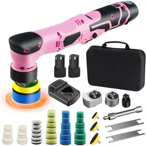 Cordless Mini  Polisher, 1 Inch 3 Inch Dual Action & Rotary Polishing Machine for  Detailing, Waxing, Polishing, Scratch Removing