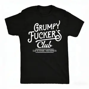 Funny Grumpy Old Man's Club Lifetime Member T-Shirt