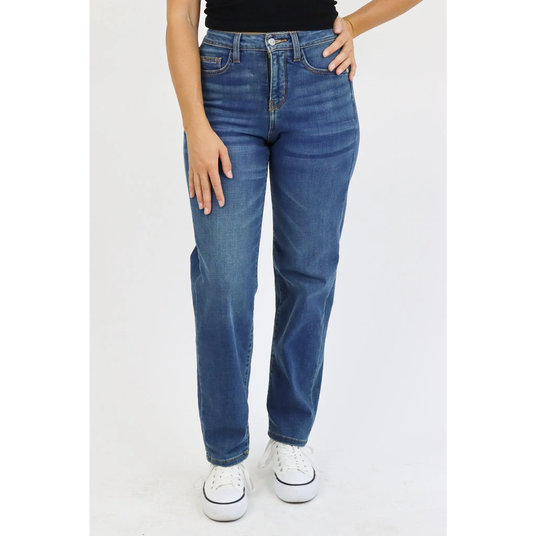 AJ OG Tummy Control Boyfriend/Wide Leg Jean *Final Sale*