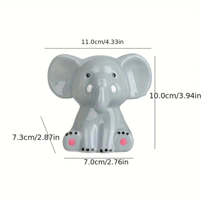 Cute Elephant Animal Shape Glasses Holder Eyeglass Display Stand Decorative Storage Rack for Office Desk Nightstand