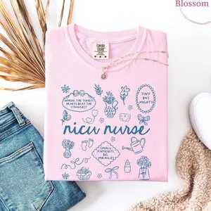 NICU Nurse Shirt, Neonatal Nurse T-Shirt, Neonatal Intensive Care Unit Tshirt, Nicu Crew Shirt, Nicu Team Tee, Baby Nurse RN 8GP