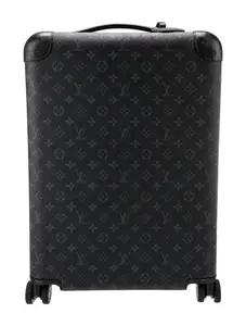 Pre-owned Louis Vuitton canvas Luggage $2980 Monogram Horizon Eclipse 50 RFID