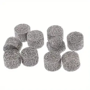 5pcs High-Quality Stainless Steel Foam Sprayer Nozzles - Snow Soap Lance Mesh Filters for Car Maintenance, Silvery