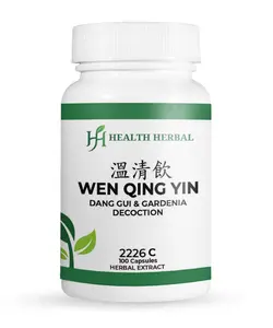 Wen Qing Yin/Dang Gui & Gardenia Decoction 100 Capsules Herbal Extract for Women's Wellness & Skin Health