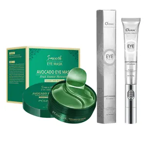 Avocado Eye Mask & Electric Eye Cream Set – Dark Circles, Puffy Eyes & Anti-Aging Care, Under Eye Patches  Eye Mask For Dark Circles