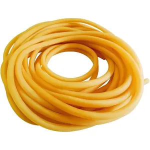 Latex Rubber Tubing, 4mm(5/32") ID x 6mm(1/4") OD 3 Meter Surgical Tubing for Home  Laboratory Speargun Band Slingshot Catapult Hose Tube