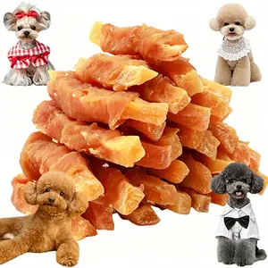 HELETY Dog Dental Chew Sticks, Chicken & Sweet Potato Flavored Teeth Cleaning Treats, Long-Lasting Grinding Rods for Puppies and Dogs