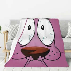 Anime dog blanket, soft and comfortable, the perfect gift for anime lovers, suitable for sofa beds, offices, and outdoors.