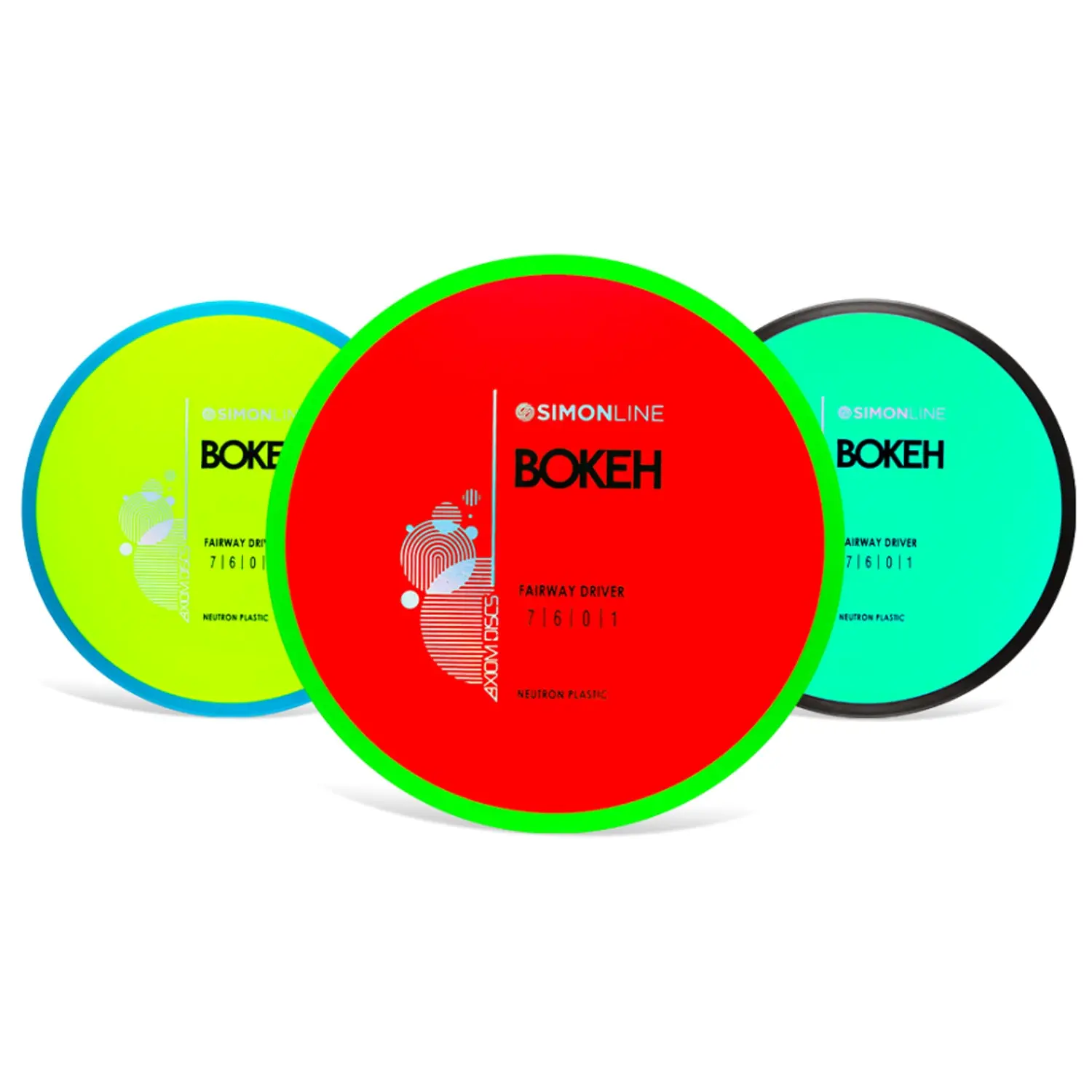 Axiom Disc Golf Simon Line Neutron Bokeh Fairway Driver 7/6/0/1 - Choose Exact Disc