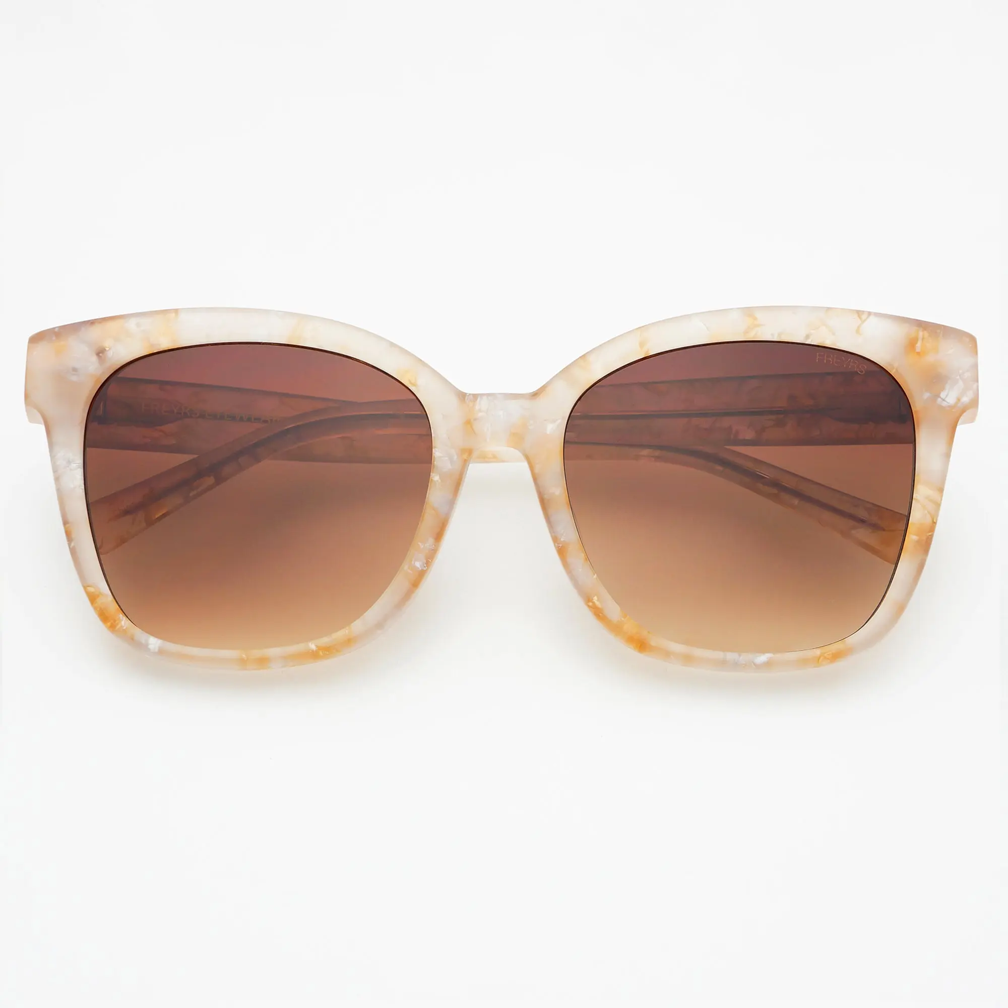 FREYRS Eyewear Amber Cat Eye Womens Acetate Sunglasses
