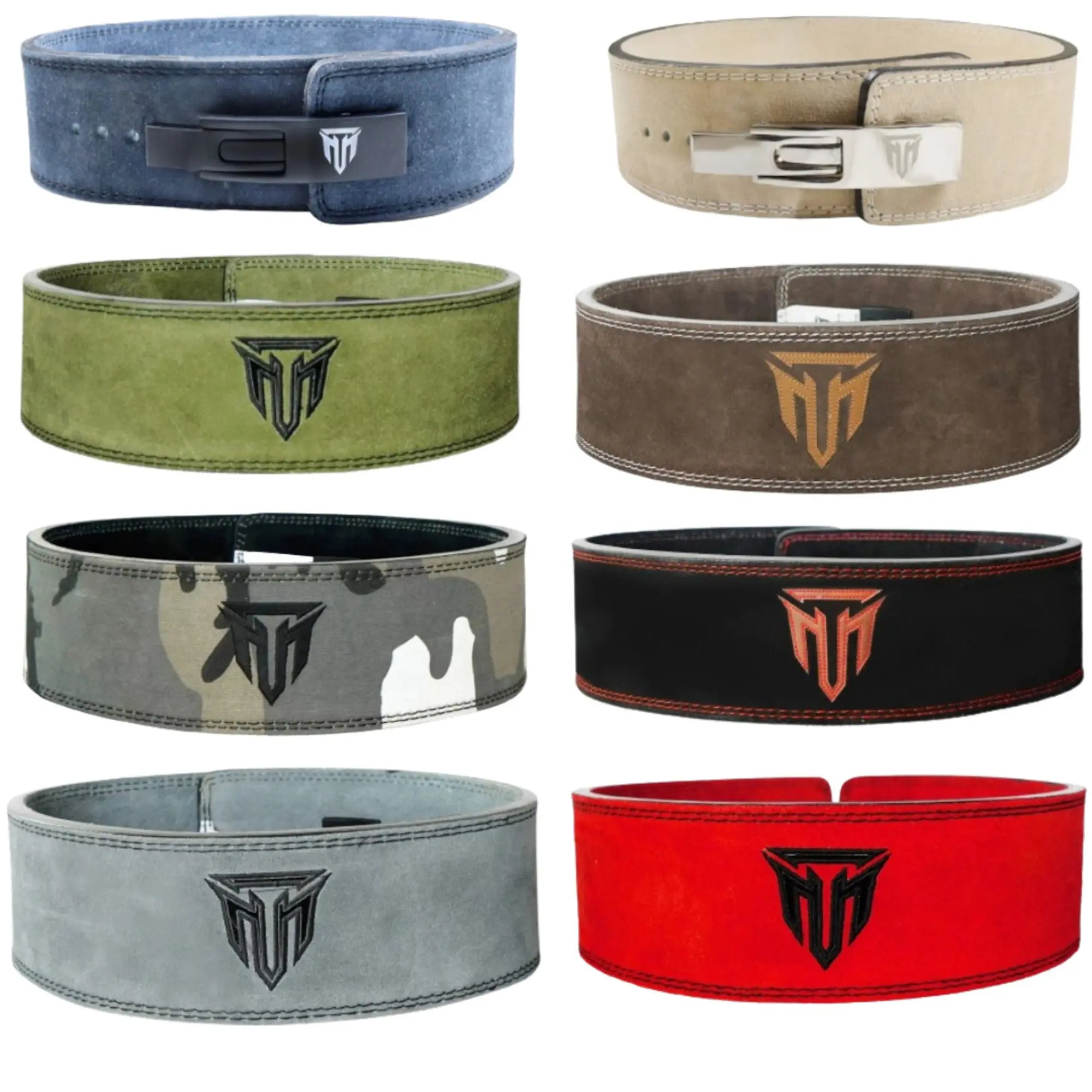MT 10mm Genuine Leather Lever Belt | Premium Powerlifting & Weightlifting Gym Belt for Men & Women