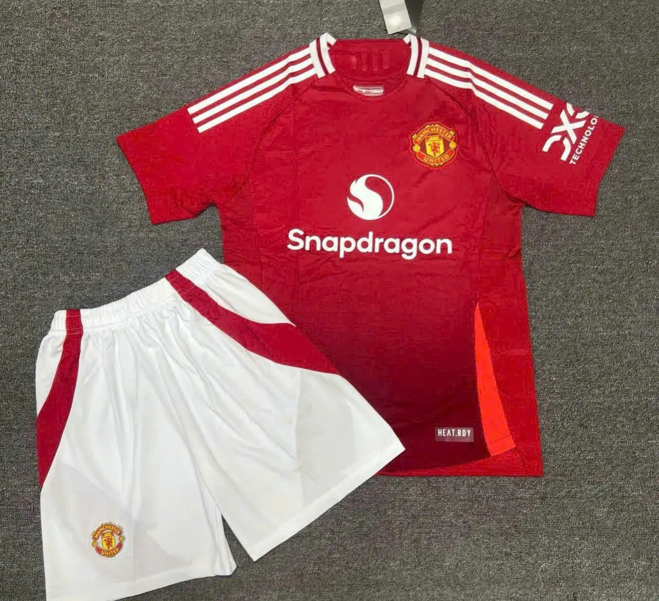 (Have Logo) 2026/2027 Men's Athletic White Football Training Uniform Breathable Short Sleeve Kit