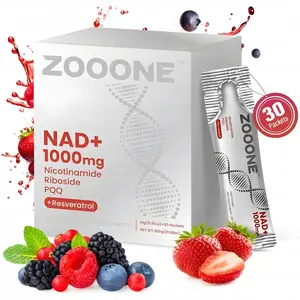 ZOOONE NAD+ Supplement 30packets Premium Nicotinamide Riboside & Resveratro DNA Repair & Healthy Aging Advanced NAD Supplement for Men & Women Boosts Cellular Energy