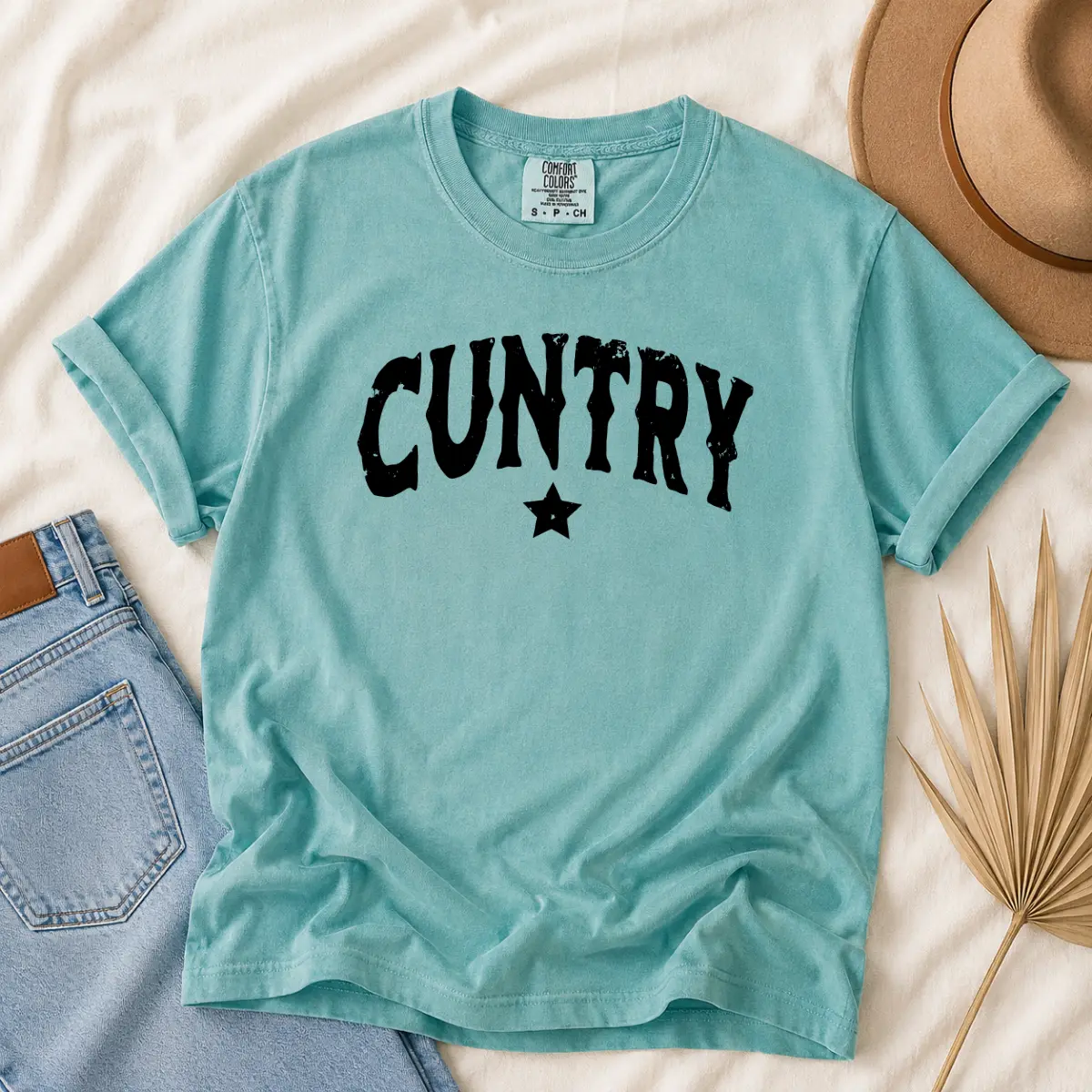Comfort Colors Adult Humor T-Shirt For Women, Cuntry Western TShirt, Funny Cowgirl T-Shirt, Funny Western Tee, Womens, Mens, Unisex T-shirt -Pre-Comfort.US