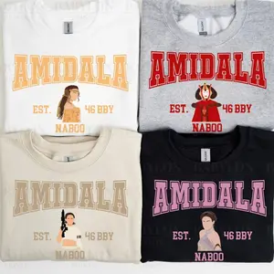 Padme Amidala Group Rebellion T Shirt Sweatshirt Hoodie , Attack Of The Clones Shirt Pop Rock, Hip Hop Amidala Shirt Rebellion Logo Tee Pamde Cosplay 45750 2625