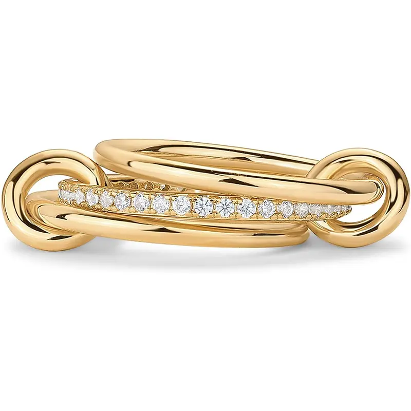 Three layer single sideband diamond gold