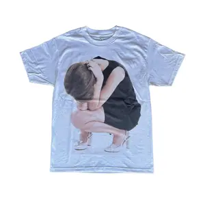 Girl in Anguish Tee - Unisex Graphic T-Shirt in 100% Cotton S-XL Sizes