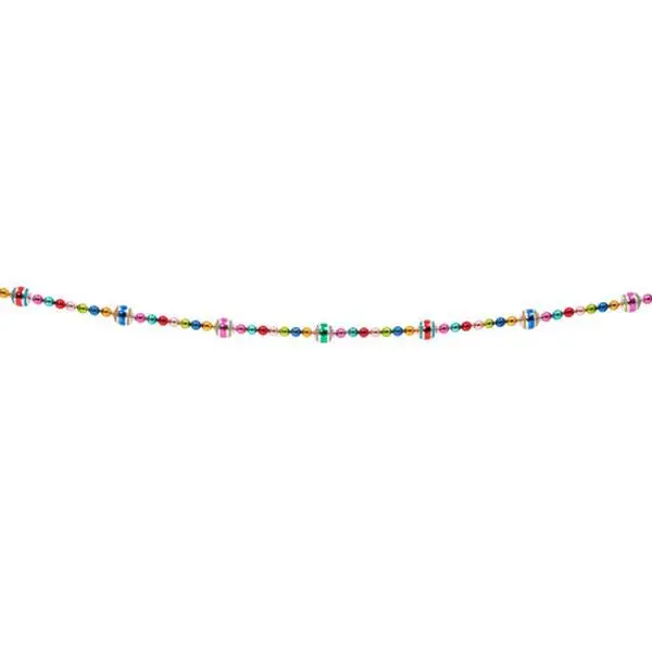 Christmas Decor Hanging Tinsel Garland, 1-Count 7ft Festive Party Home Decoration, Hanging Garland, Artificial Hanging
