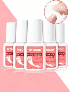 3/1pc Super Strong Nail Glue For Nail Tips, Acrylic Nails And Press On Nails Nail Bond Brush On Nail Glue For Press On Nails Long Lasting Nail Glue For Acrylic Nails Fake Nails Tips Nail Glue Gel