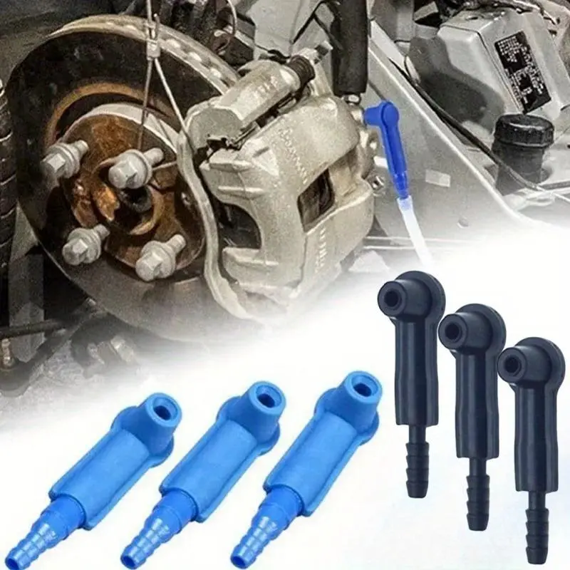 Brake Fluid Bleeder Kit: 2Pcs Quick Pumping Nipples for Oil Air Hose Changer Exchange, Suitable for Car Maintenance Repair Tools