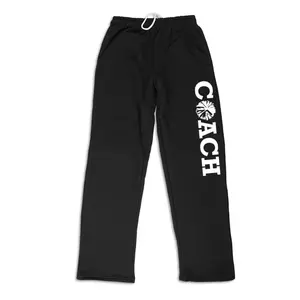 Cheerleading Fleece Sweatpants - Coach [Adult Large/Black] - SS
