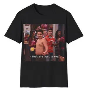 Gibby What are you a cop Unisex T-Shirt, Gibby Adult Casual T-Shirt Menswear Top Underwear Tshirt Streetwear Tropical